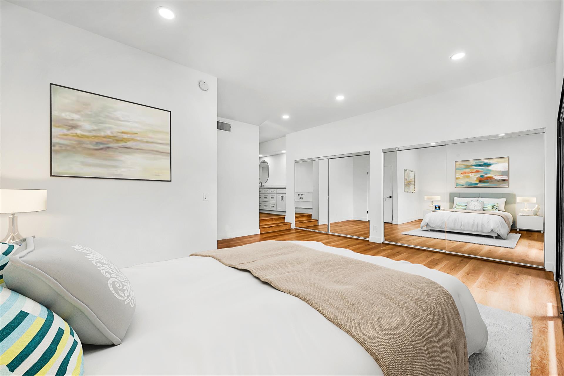 Primary Bedroom Staged - 4425 Alla Rd