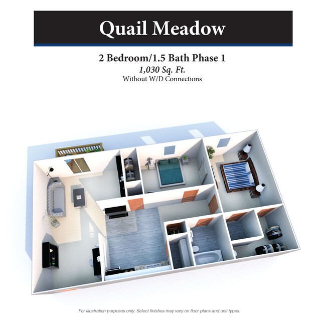 Floorplan - Quail Meadow Apartments