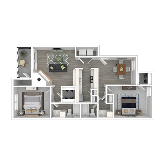 Floorplan - Prestonwood Apartments Homes