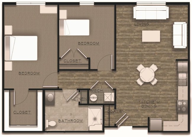 Floorplan - Willow Commons Apartments