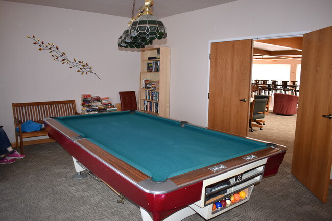 Recreation room available for parties/ billiards and full exercise room - 6330 Genesee Ave