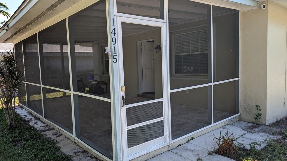 Front porch entry - 14915 Whatley Rd