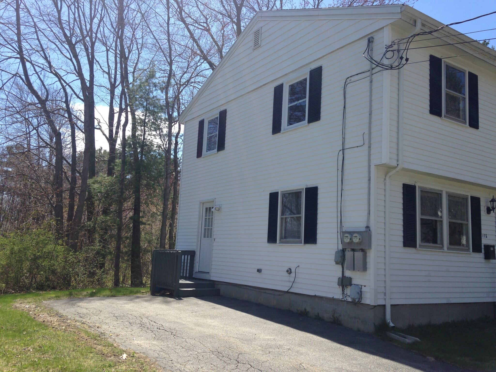 Side of House and Driveway - 175 Woodlawn Ave
