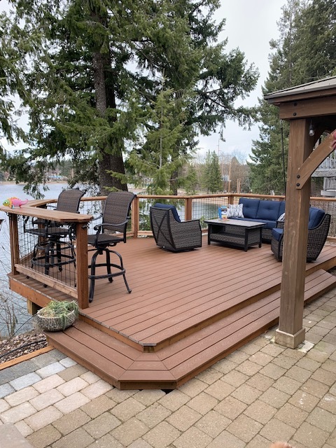 Shared Deck overlooking the River - 9679 W George Ln