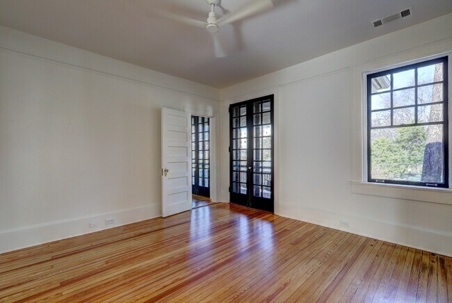 Bedroom to Living Room with French Doors to Porch - 75 17th St NE