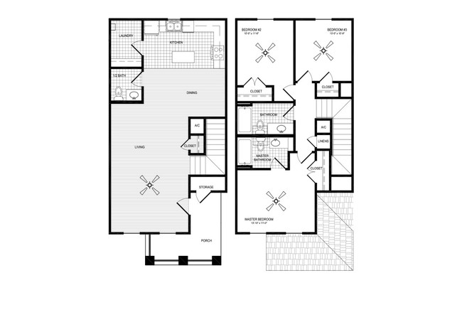 3BR/2.5BA - Grace Lake Townhomes