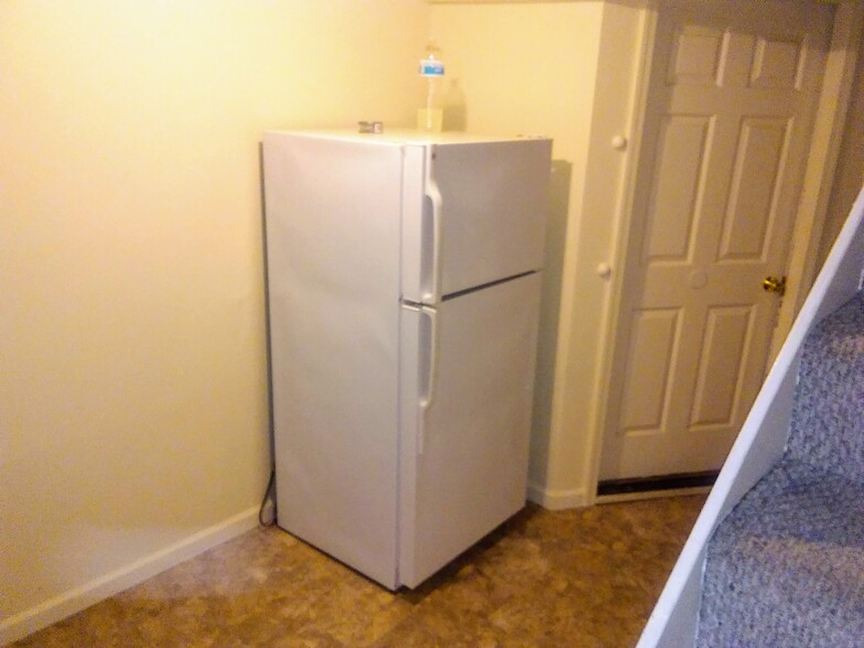 Second refrigerator provided in the basement - at the bottom of the stairs - 403 NW Kings Blvd