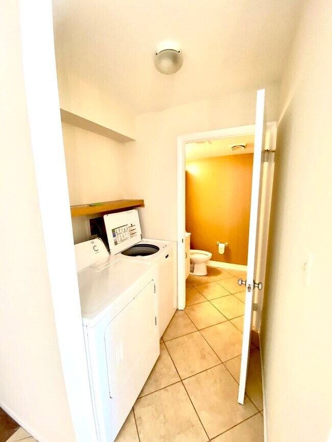 Half bath/washer & dryer - 9495 Linden Leaf Ct