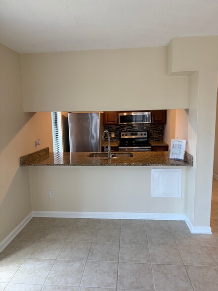 kitchen view from living room - 400 1st St S