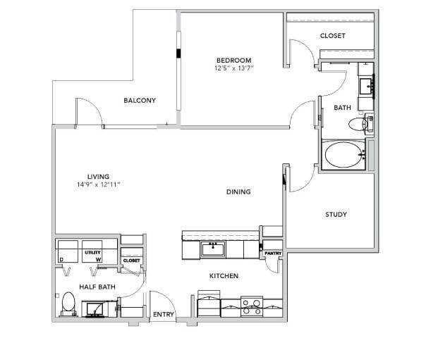 Floorplan - Cypress at Trinity Groves
