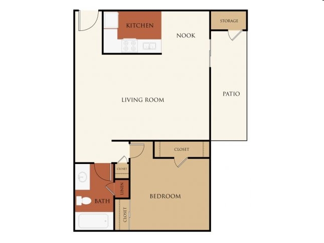 3BR/1BA - Sun Ridge Apartments