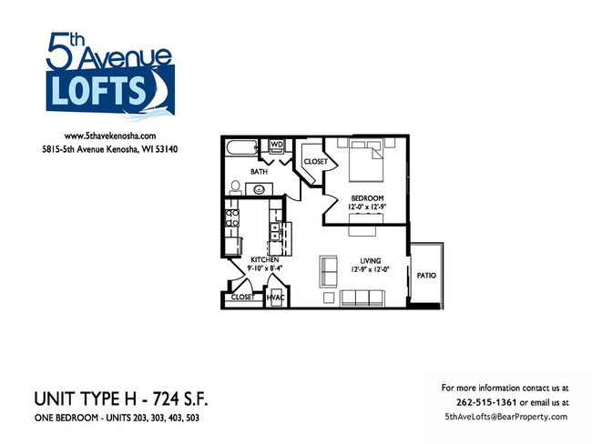 Floorplan - 5th Avenue Lofts