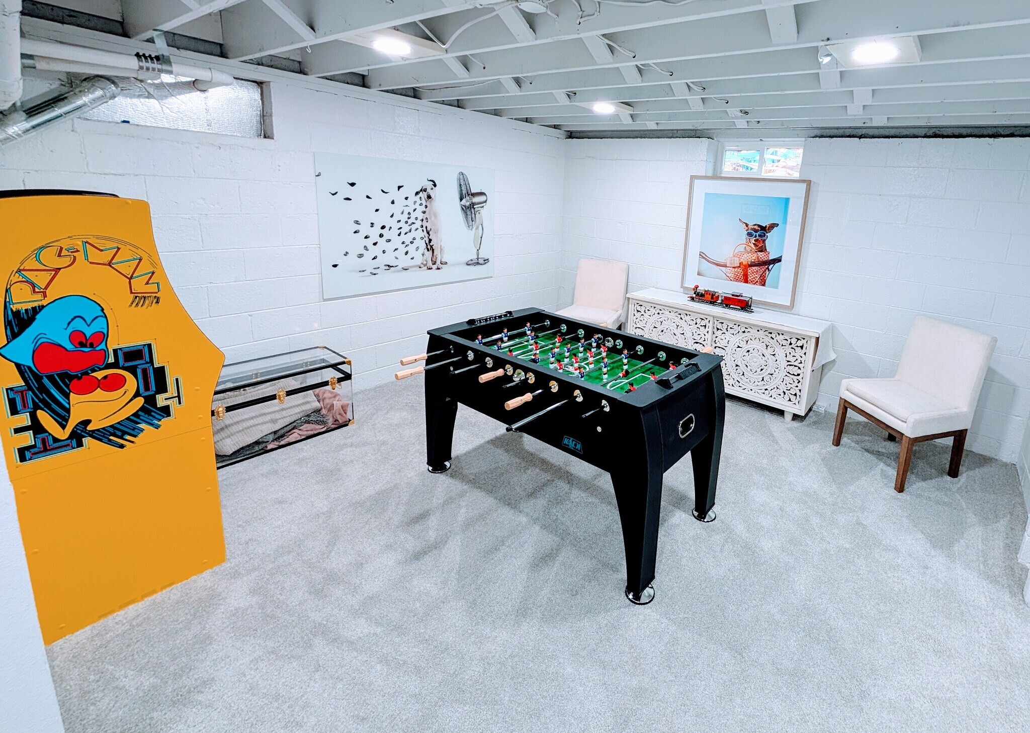 Basement Game Area - 3408 25th St