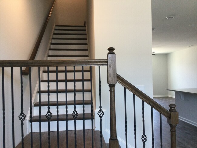 Staircase to 3rd floor - 208 Hickory Plains Rd