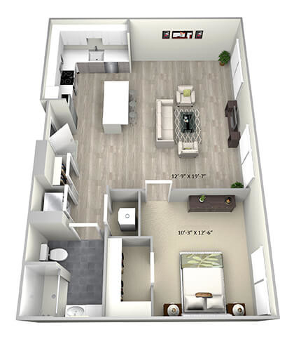 Floorplan - 735 Truman Apartments