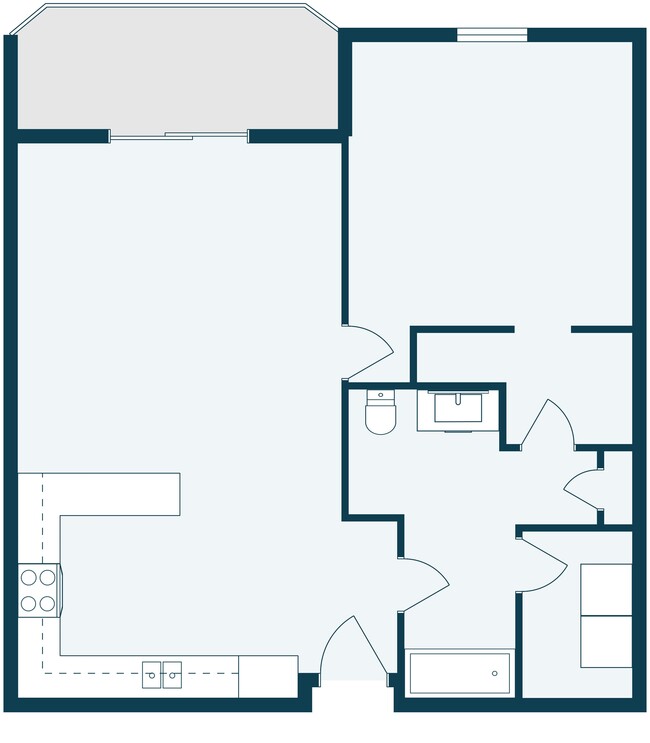 Floorplan - Diamond Bend Apartments