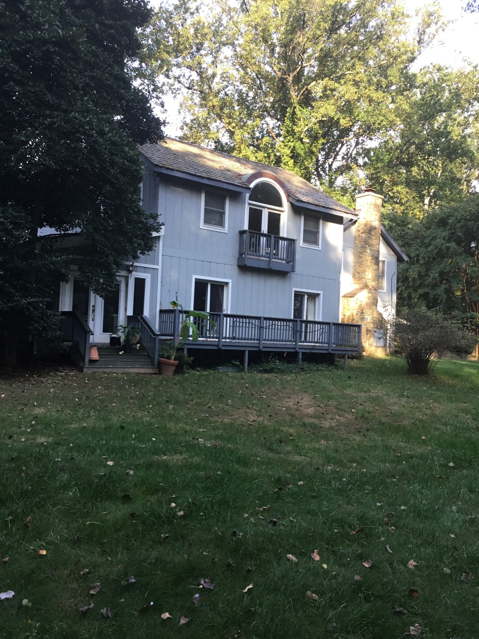 Deck outside bedrooms - 1138 Swinks Mill Rd