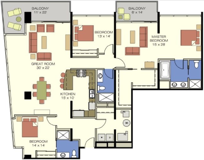 Floorplan - The VUE at Lake Eola