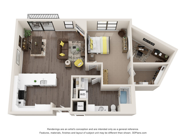 Floorplan - Encore @ White Oaks Apartments