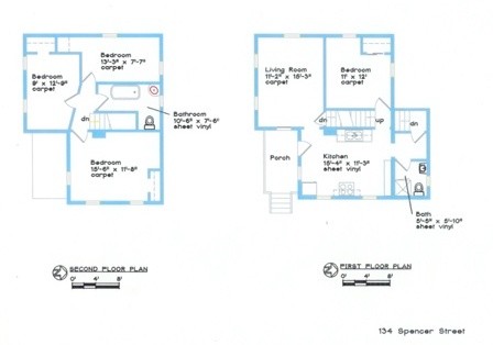 Floor Plan - 134 E Spencer St