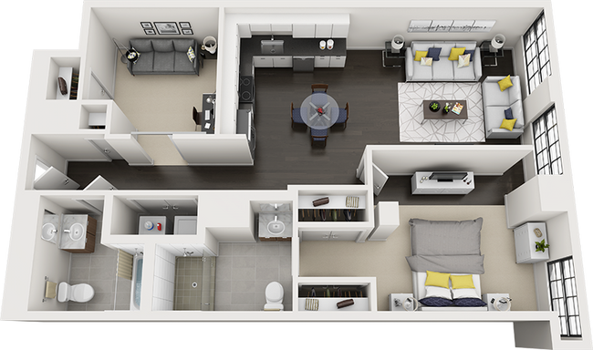 Floorplan - The Lofts at Atlantic Wharf