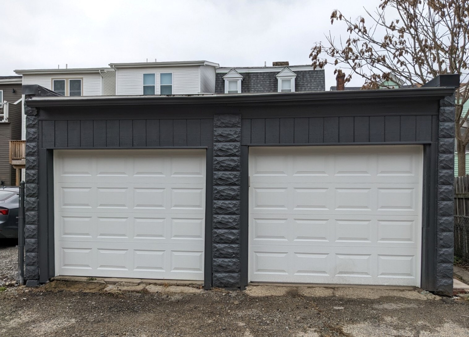 Two car garage (back of house) - 5012 Dearborn St