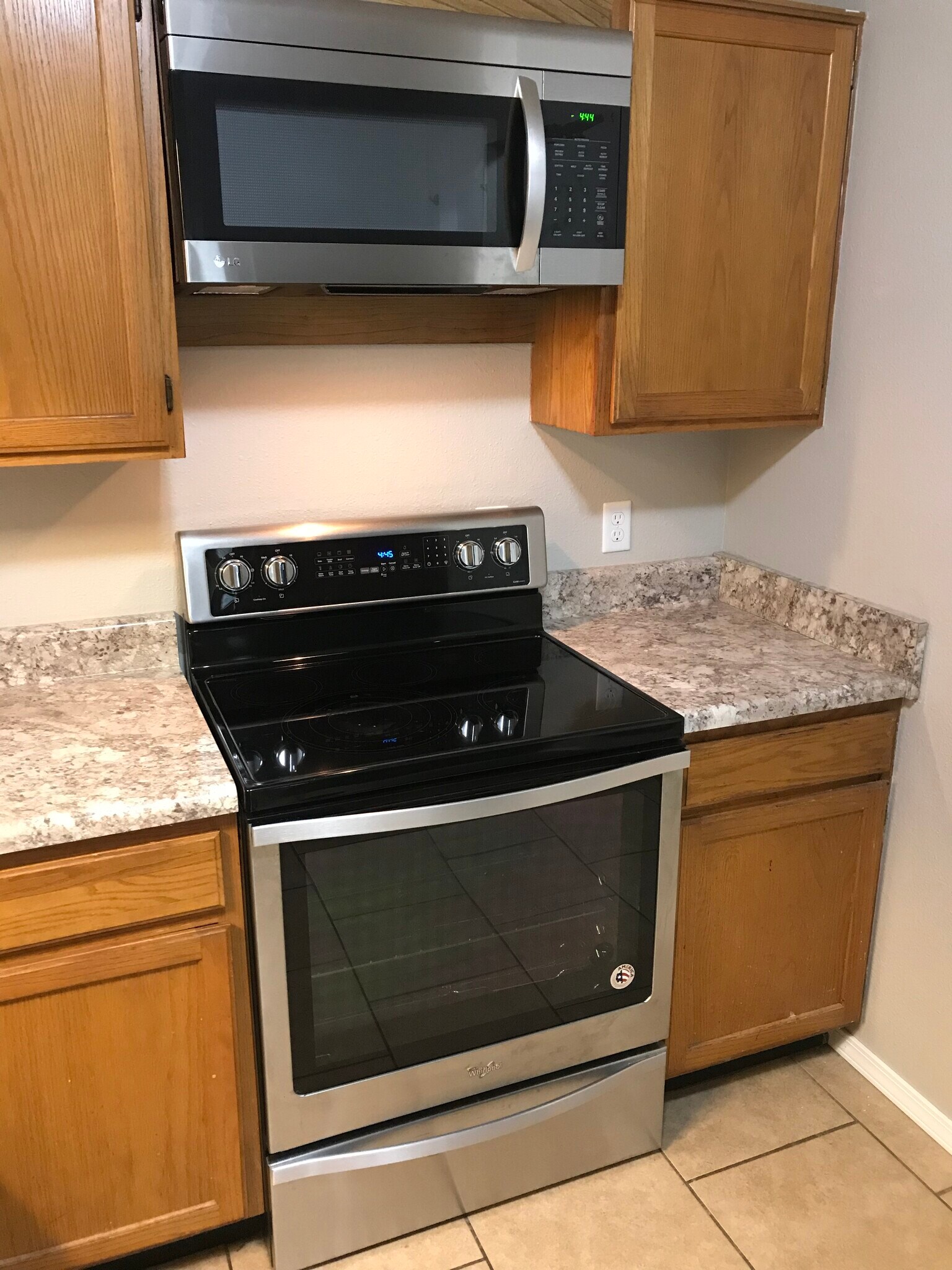 New stainless appliances, including built-in microwave - 1382 N Dawn Dr