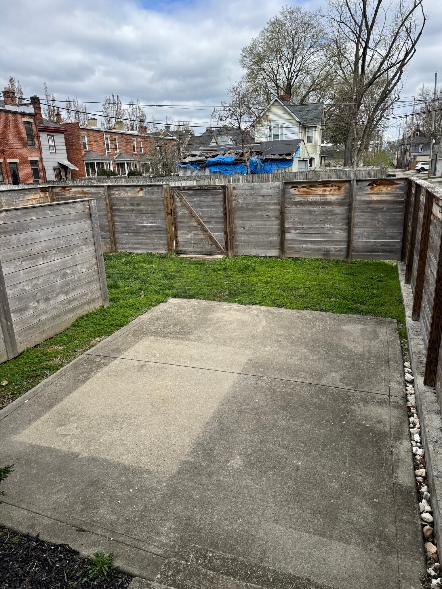 Rear yard - 396 W 1st Ave