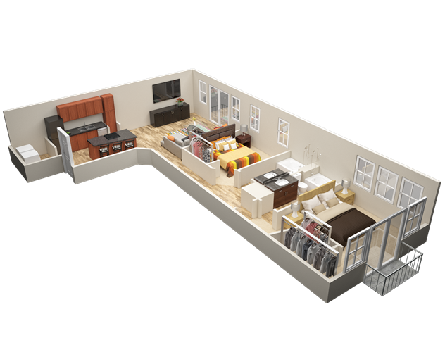 Floorplan - Mariposa Lofts