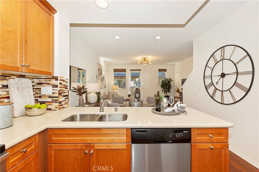 2nd floor kitchen & dining/living areas - 335 S Glendora Ave