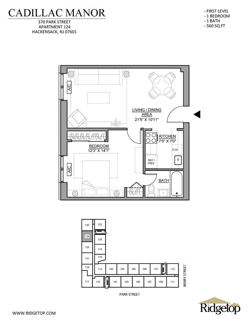 Interior Photo - Cadillac Manor: On-Site Laundry, Heat, Hot...