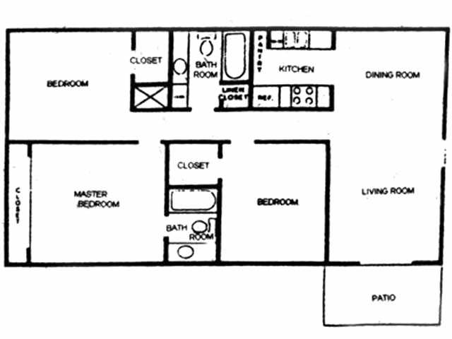 3BR/2BA - Forest Ridge