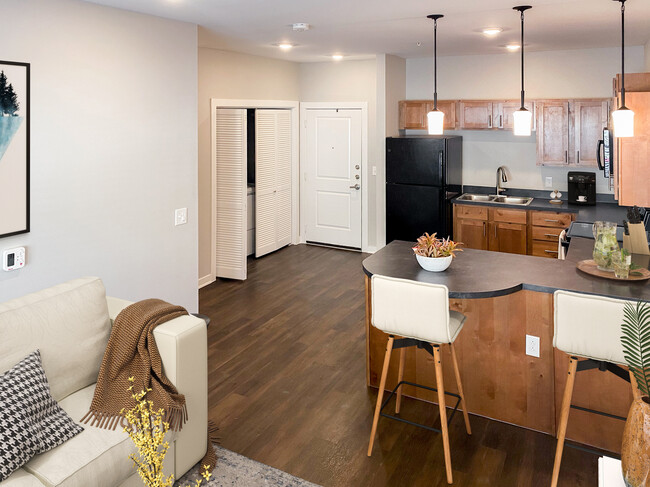 Kitchen & Living Area - The Residence at Canyon Lake - 55+ Living