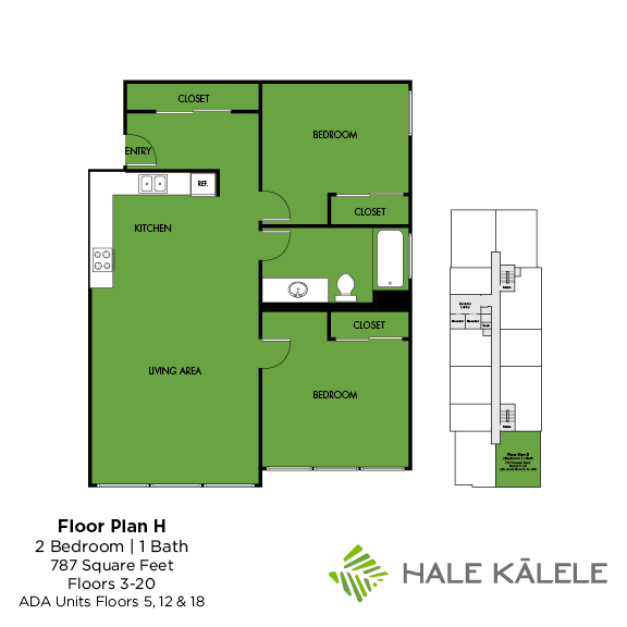 Floorplan - Hale Kalele Apartment Homes