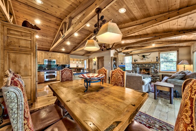 View from dining area to kitchen and living area - 948 Harold Dr