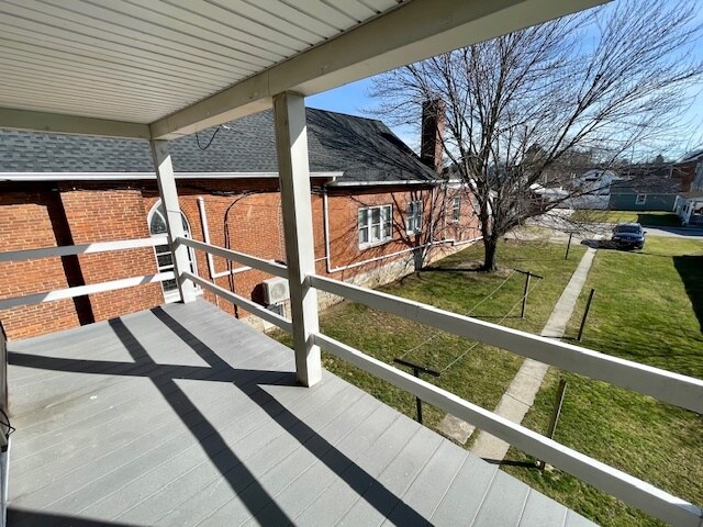 Balcony off 1st bed - 406 Main St