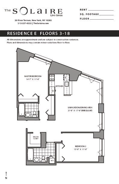 Floorplan - The Solaire
