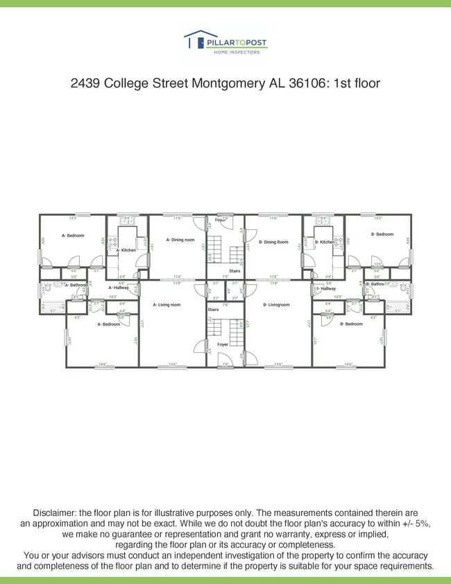 Floor Plans - 2439 College St