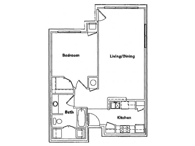 One Bedroom - Martin House at Adamsville - Senior Living