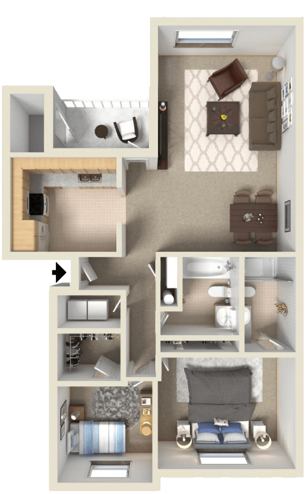Floorplan - Woodspring Apt