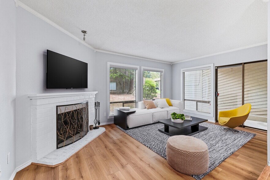 Living room staged - 130 SW 116th St