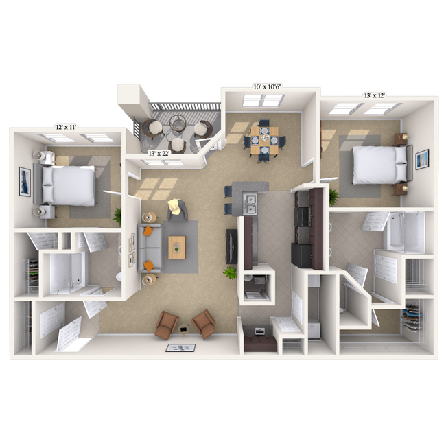Floorplan - MAA Town Center