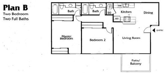 Plan B - Las Brisas Apartments