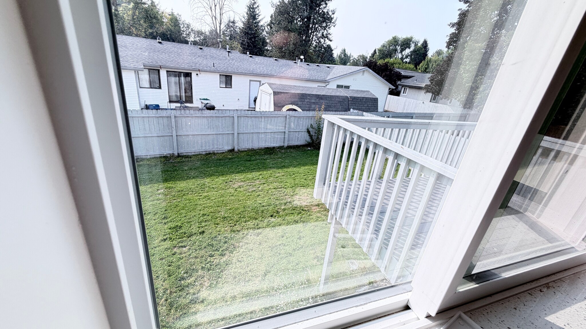 View from kitchen of backyard - 10031 N Sunview Ln