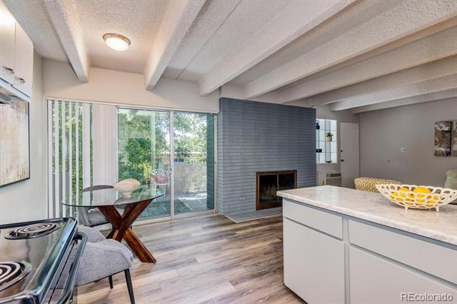 Floor to ceiling glass doors to porch - 2401 S Gaylord St
