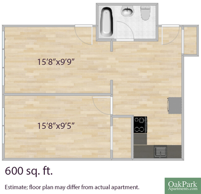 Floorplan - 516 Des Plaines Ave.