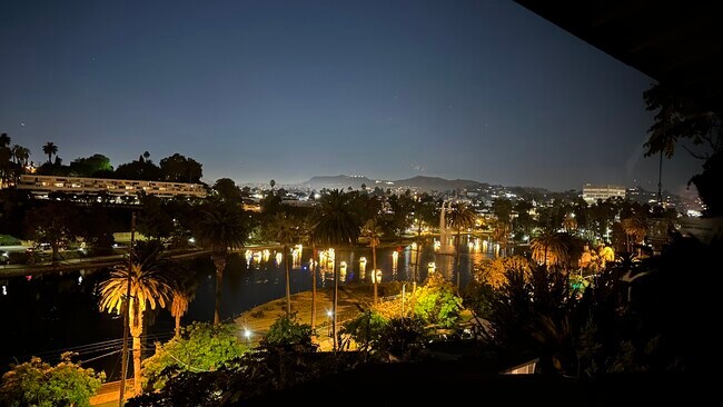 Swan Boats at Night - 725 Echo Park Ter