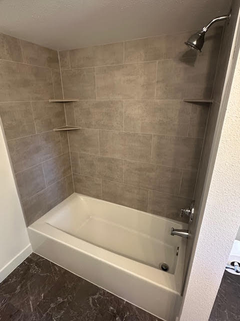 Main bath new tub with tile surround - 16715 SE Evergreen Ln