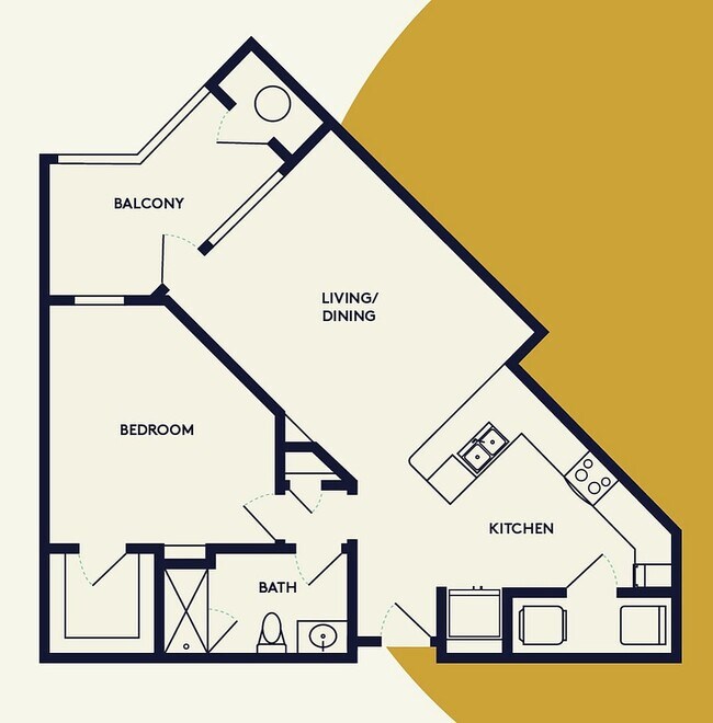 A3-ALT1 | 1bed 1bath - Creekside Park The Grove