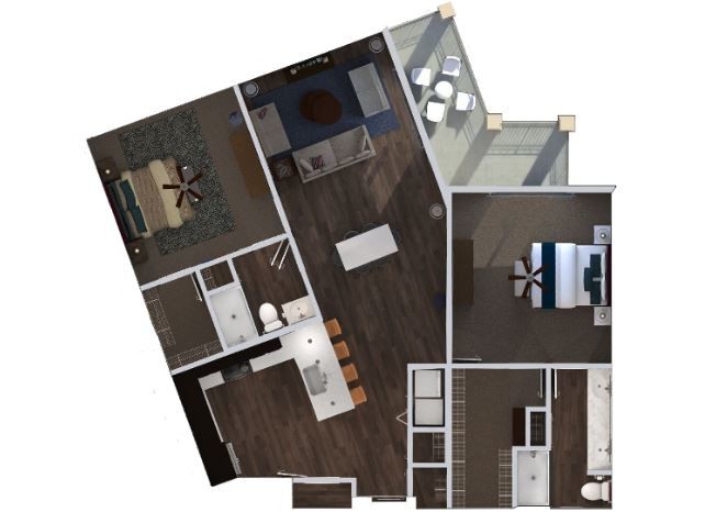 Floorplan - The Royale at CityPlace